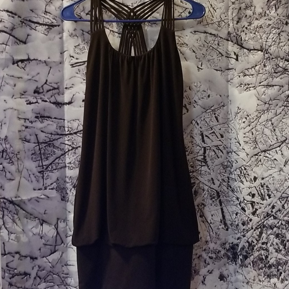 Size Medium Brown Dress with Bubble bottom